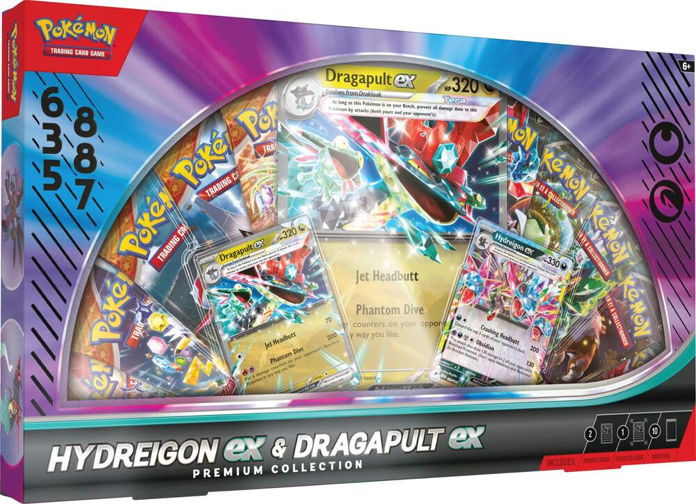 Pokemon TCG - Hydreigon ex & Dragapult ex Premium Collection