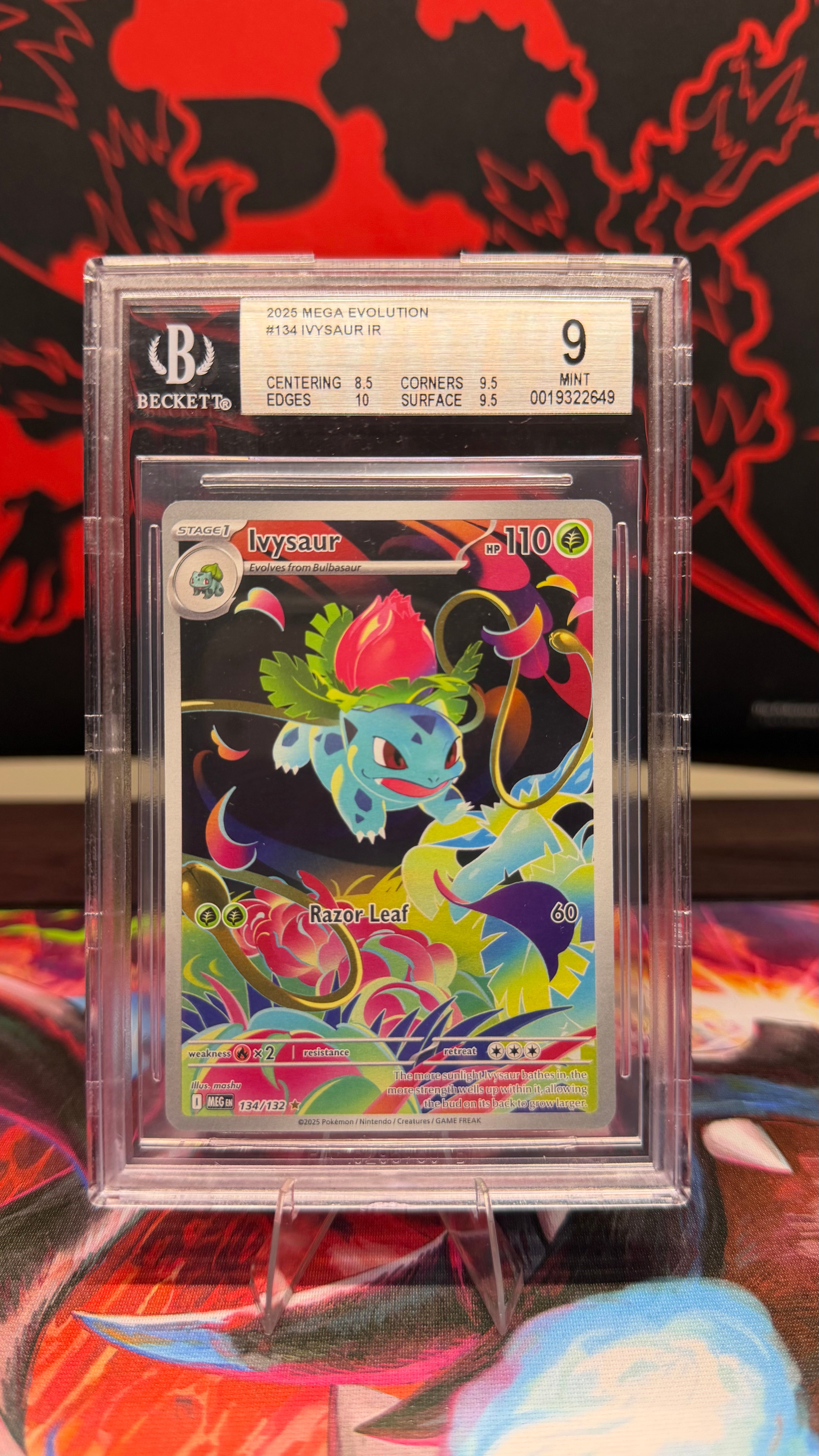 Ivysaur IR BGS 9 Mint