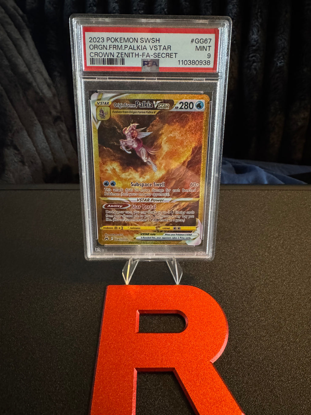 Origin Forme Palkia V Star PSA 9