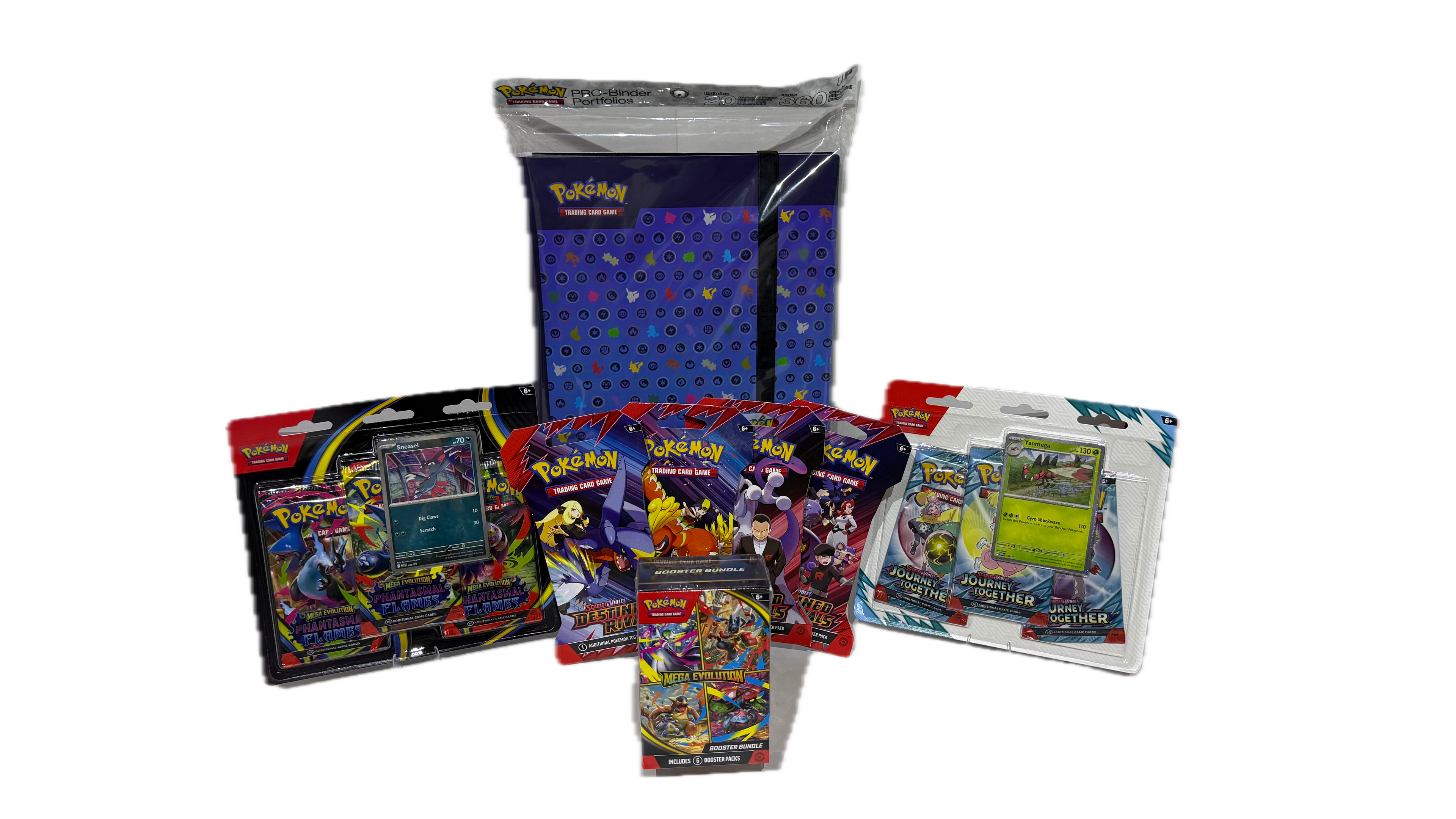 Mythics & Legends Pokémon Mega Bundle – Binder, Blisters & Boosters