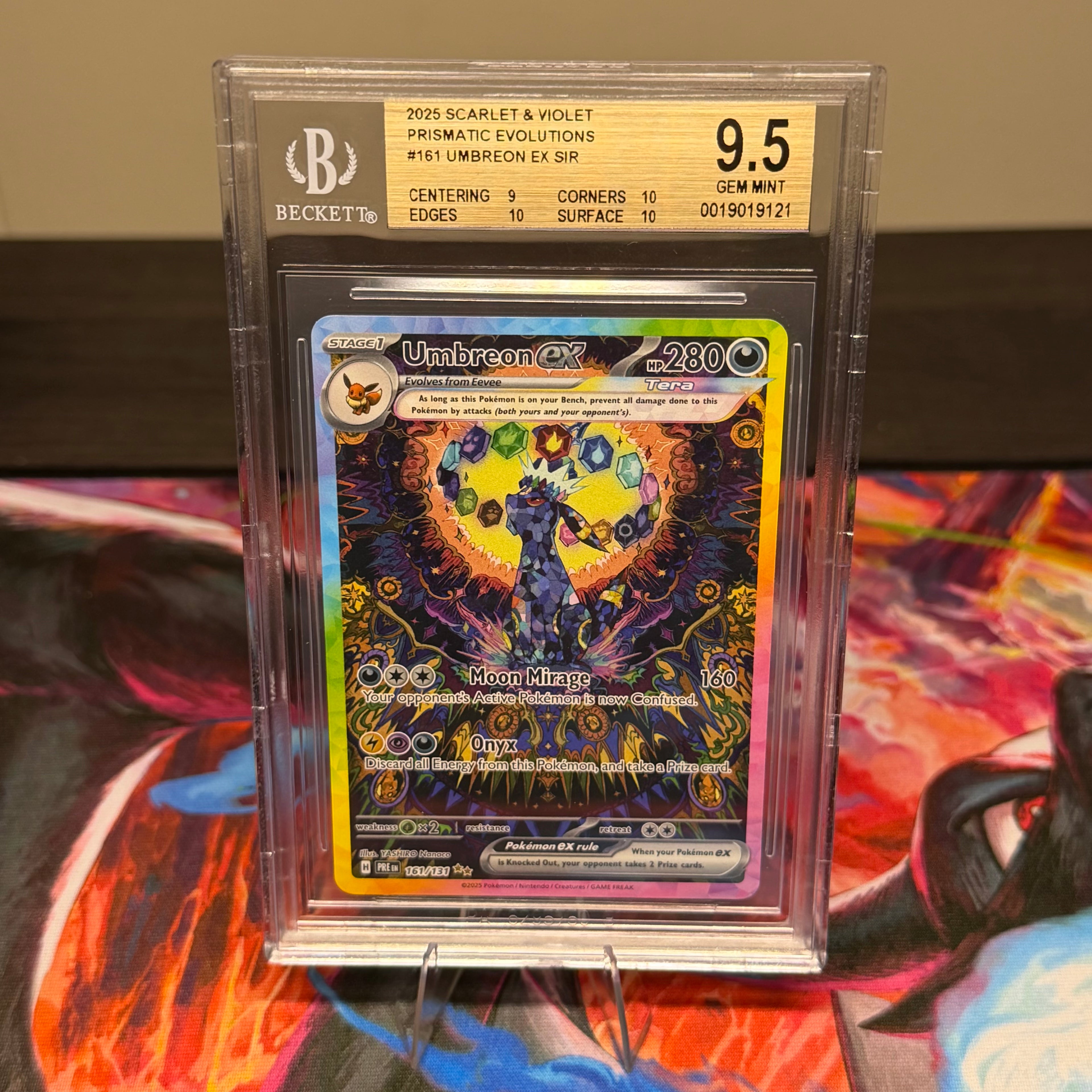 Beckett 9.5 Umbreon 161 SIR - Prismatic Evolutions