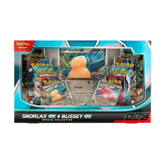 Pokémon Trading Card Game Snorlax ex and Blissey ex Special Collection Box