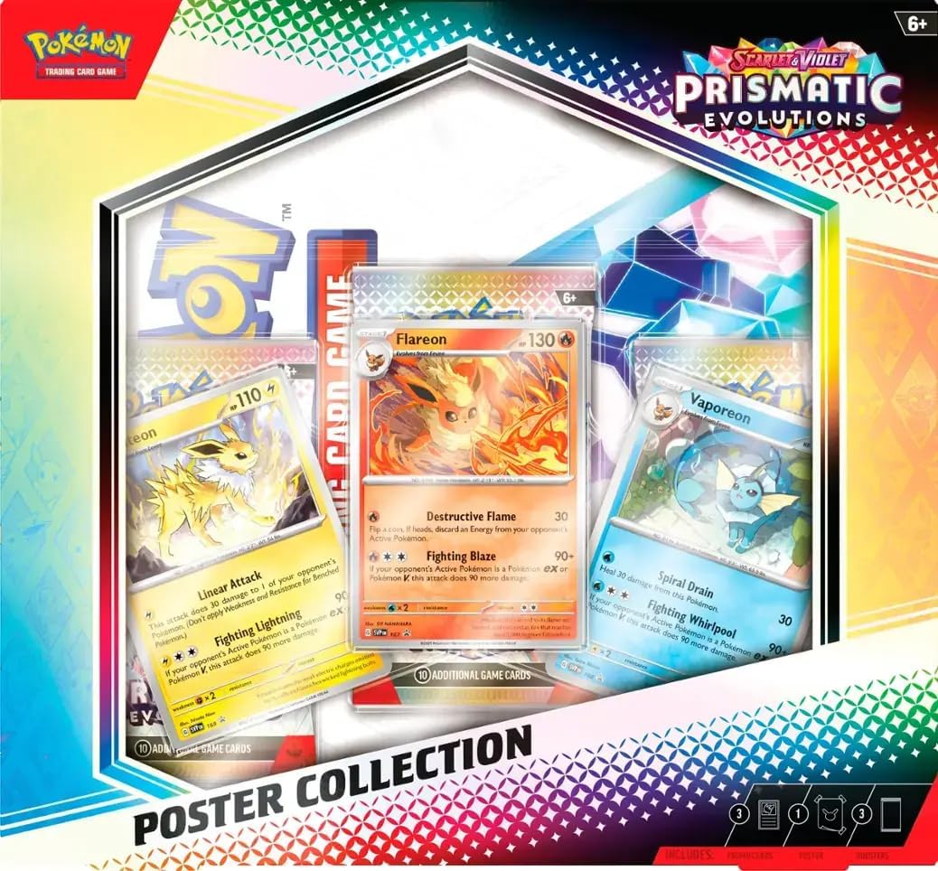 Pokémon TCG: Scarlet & Violet—Prismatic Evolutions Poster Collection