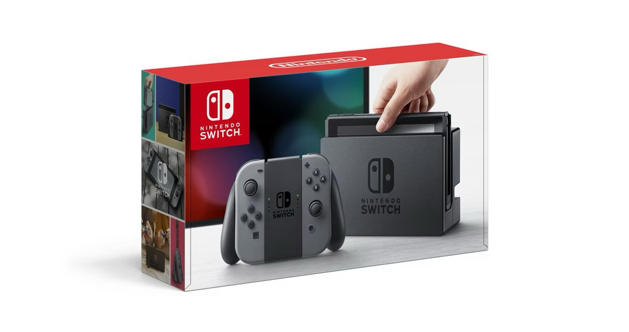 Switch Console + Adjustable Charging Stand + Carry Case - Pre-Owned