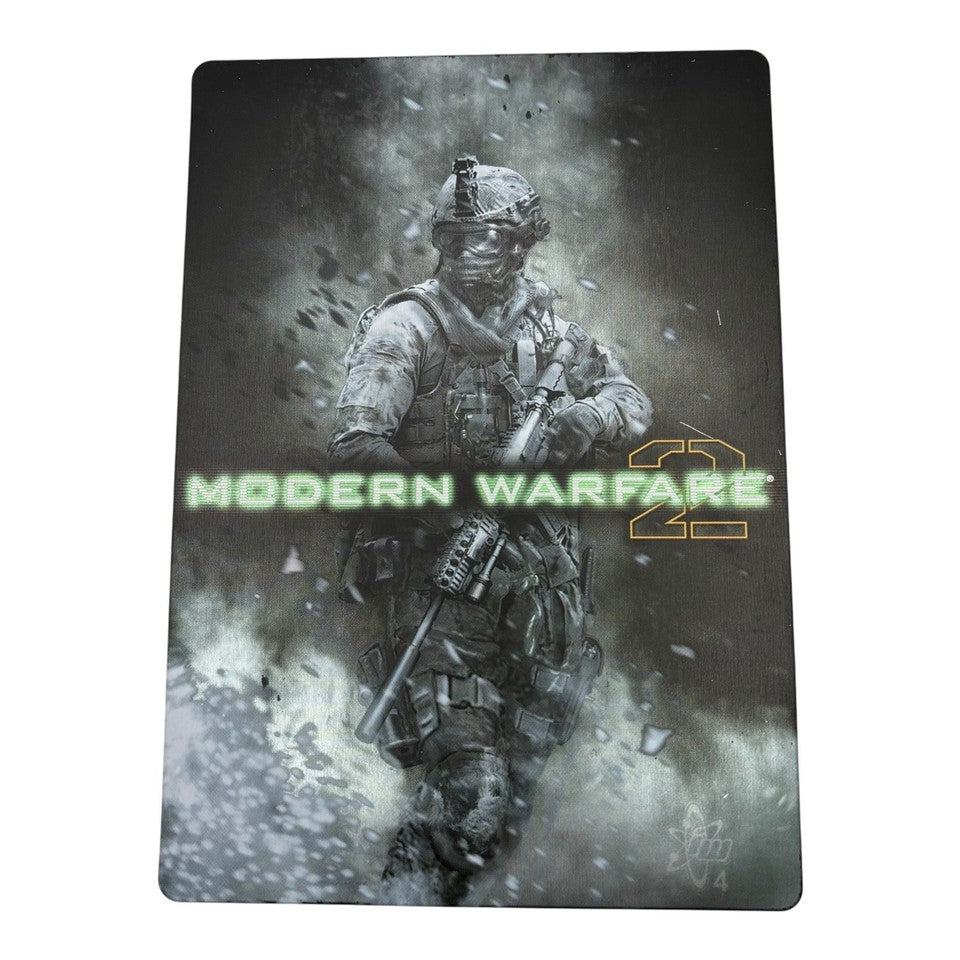 Modern Warfare 2 SteelBook Edition Metal Collector Case and Manual - Xbox 360
