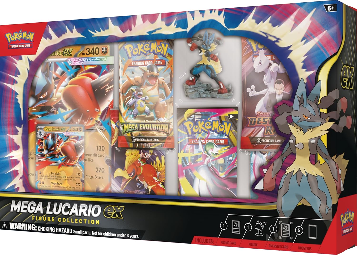 Pokémon TCG: Mega Lucario ex Figure Collection