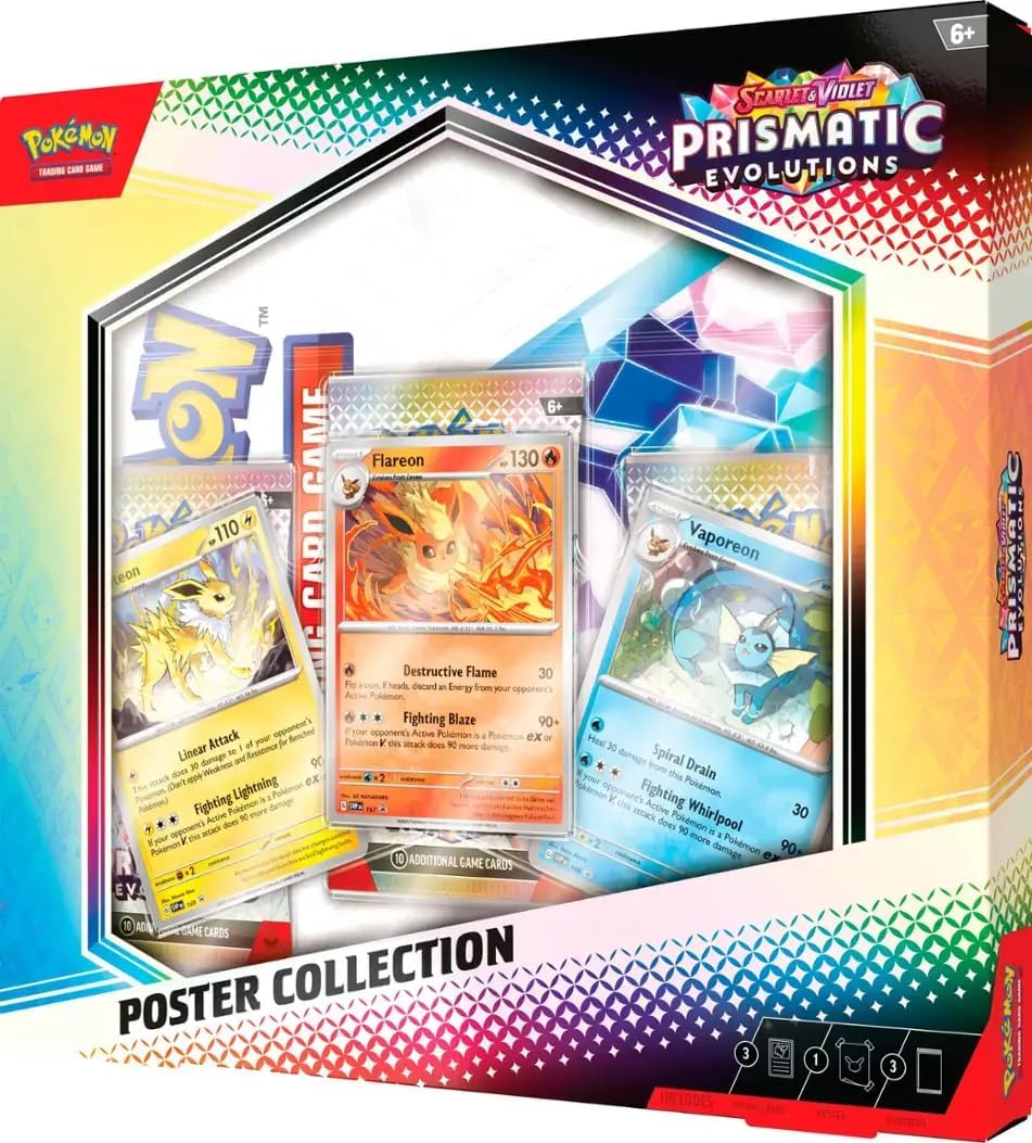 Pokémon TCG: Scarlet & Violet—Prismatic Evolutions Poster Collection